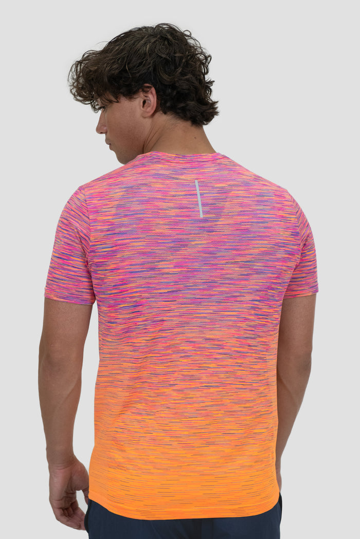 Trail Seamless T-Shirt - Purple/Pink/Orange