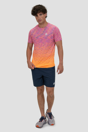 Trail Seamless T-Shirt - Purple/Pink/Orange