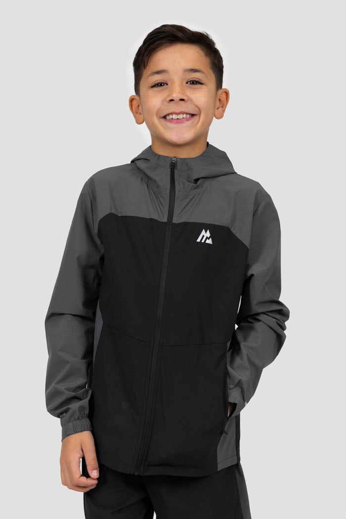 Chaqueta Trek Tech Niño - Asfalto/Negro