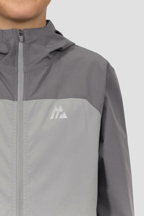 Boys Trek Tech Jacket - Cement Grey/Platinum Grey