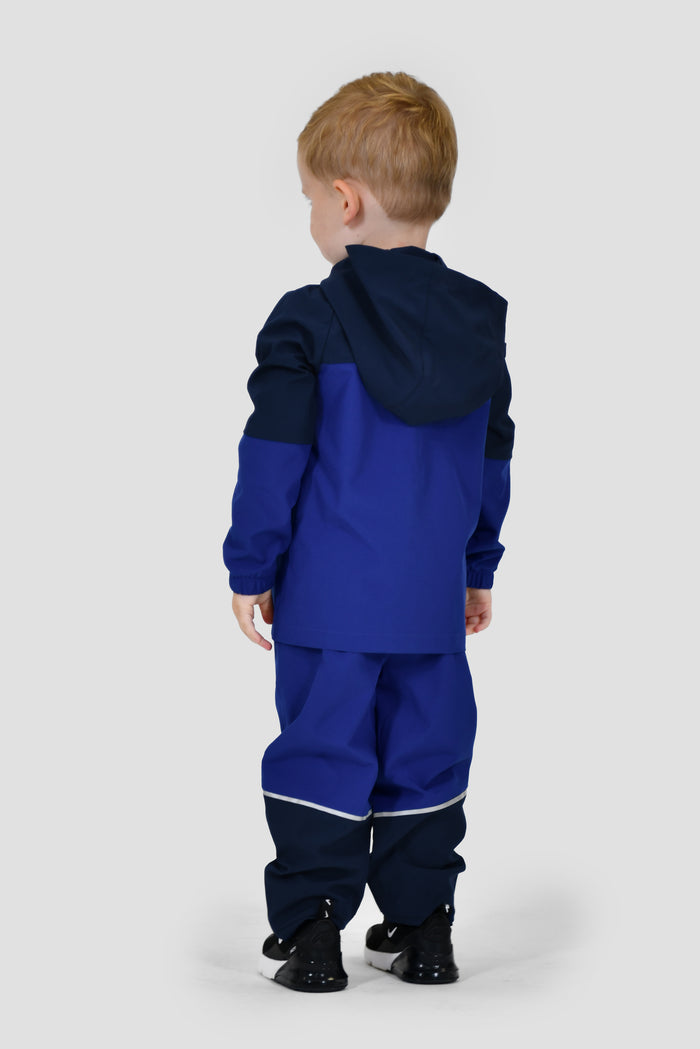 Infants Trek Woven Jacket/Pant Set - Midnight Blue/Marine Blue