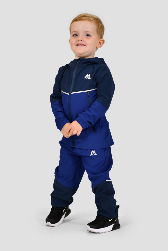 Infants Trek Woven Jacket/Pant Set - Midnight Blue/Marine Blue