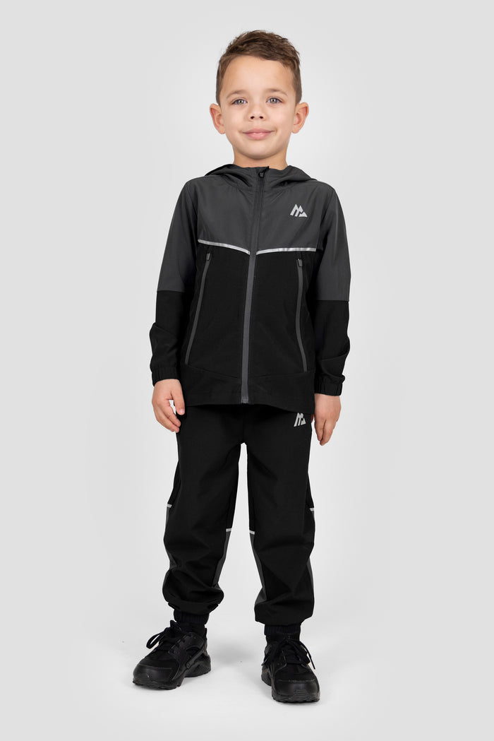 Infants Trek Woven Jacket/Pant Set - Asphalt/Black