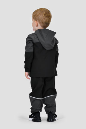 Infants Trek Woven Jacket/Pant Set - Asphalt/Black