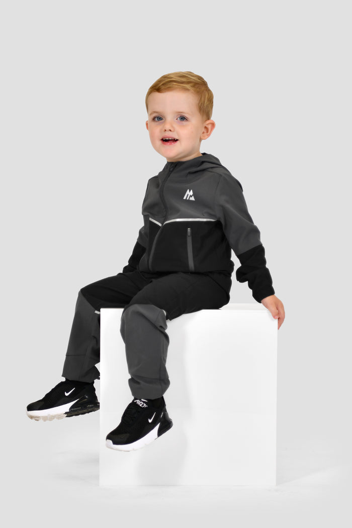 Infants Trek Woven Jacket/Pant Set - Asphalt/Black