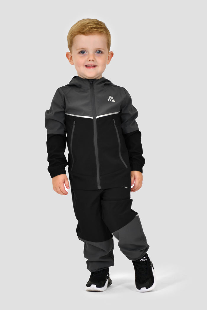 Infants Trek Woven Jacket/Pant Set - Asphalt/Black