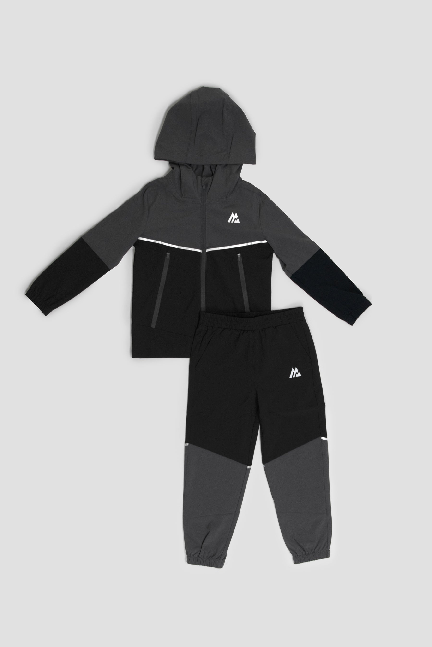 Infants Trek Woven Jacket/Pant Set - Asphalt/Black