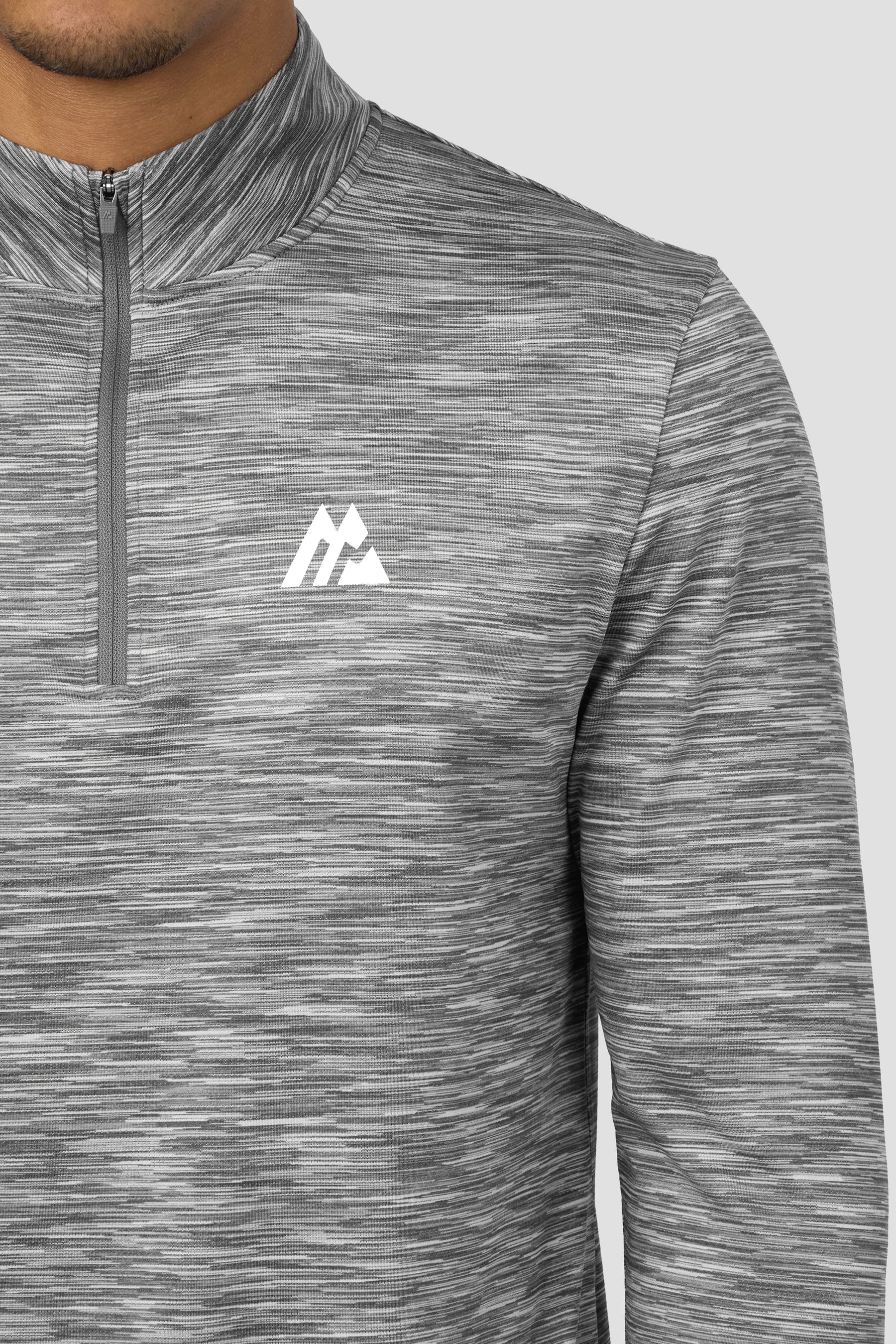 Trail 1/4 Zip - Grey Multi