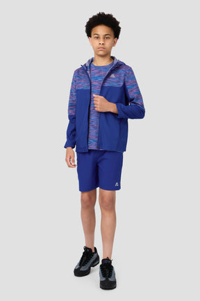 Boys Trail Windbreaker - Blue/Navy/Pink