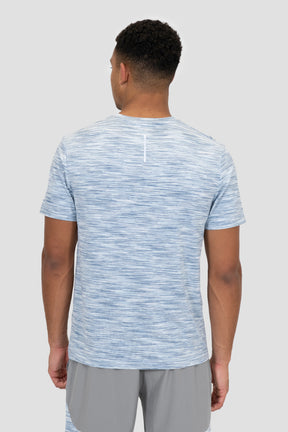 Trail T-Shirt - Grey/White/Blue