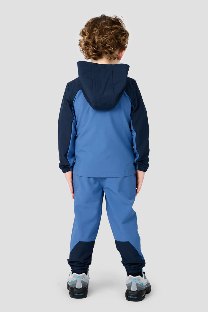 Infant Boys Pacer Jacket/Pant Set - Charcoal Blue/Midnight Blue