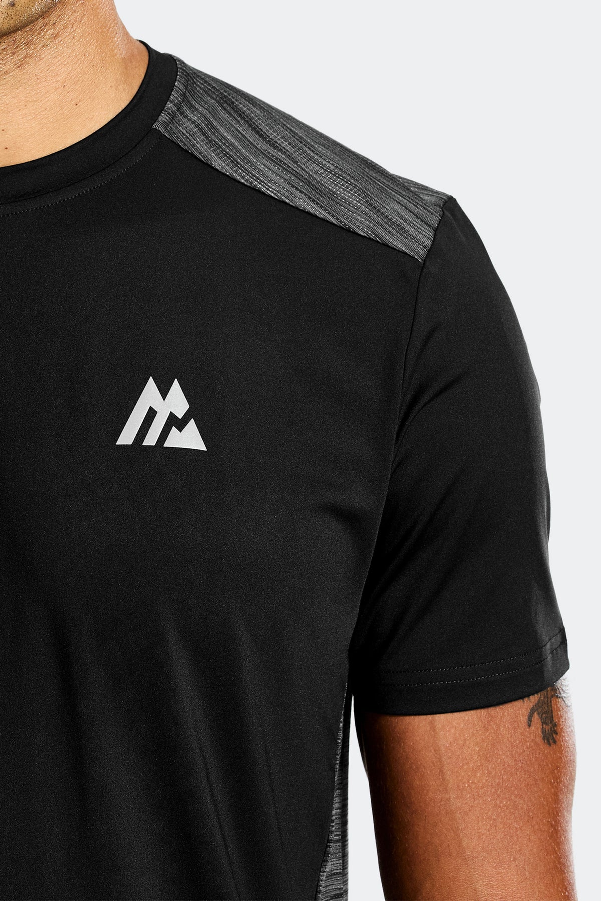 Trail Panel T-Shirt - Black/Asphalt/Cement Grey