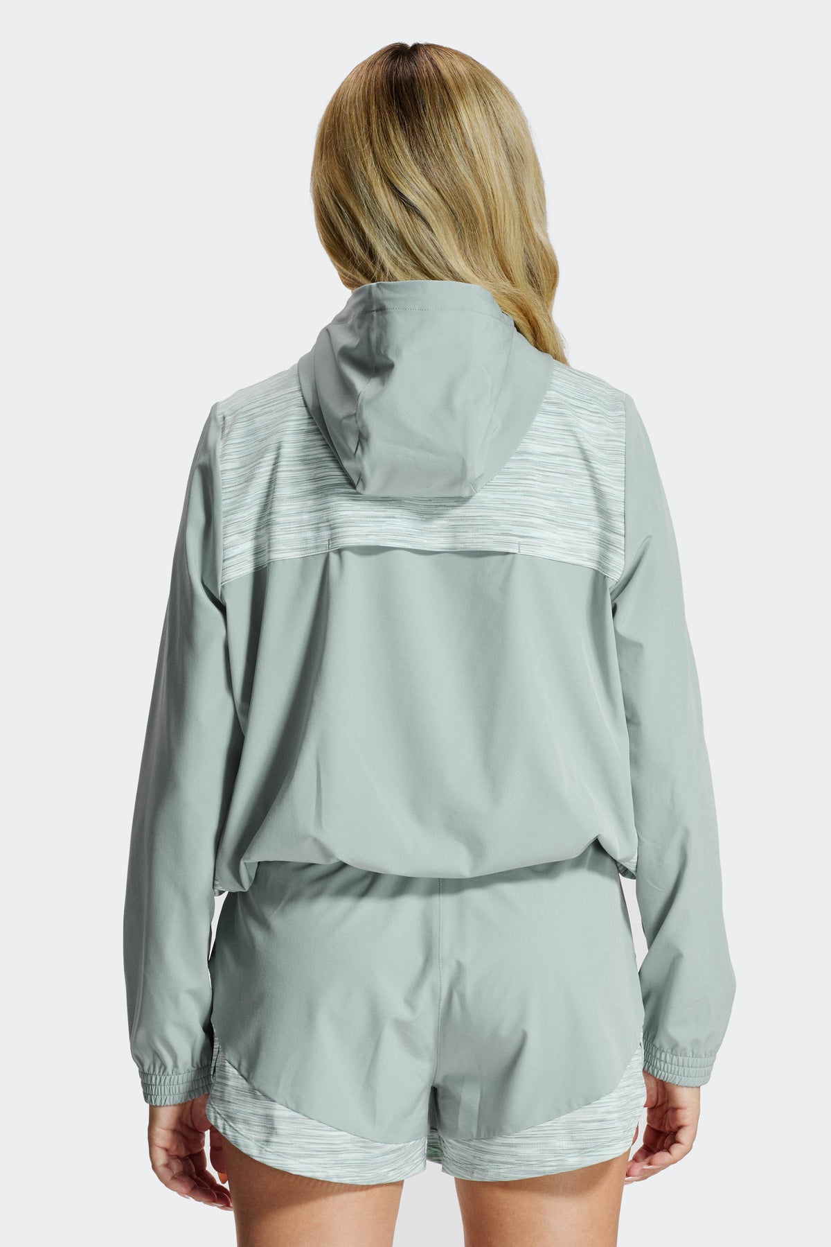 Women's Trail Windbreaker - Slate/Honeydew/White