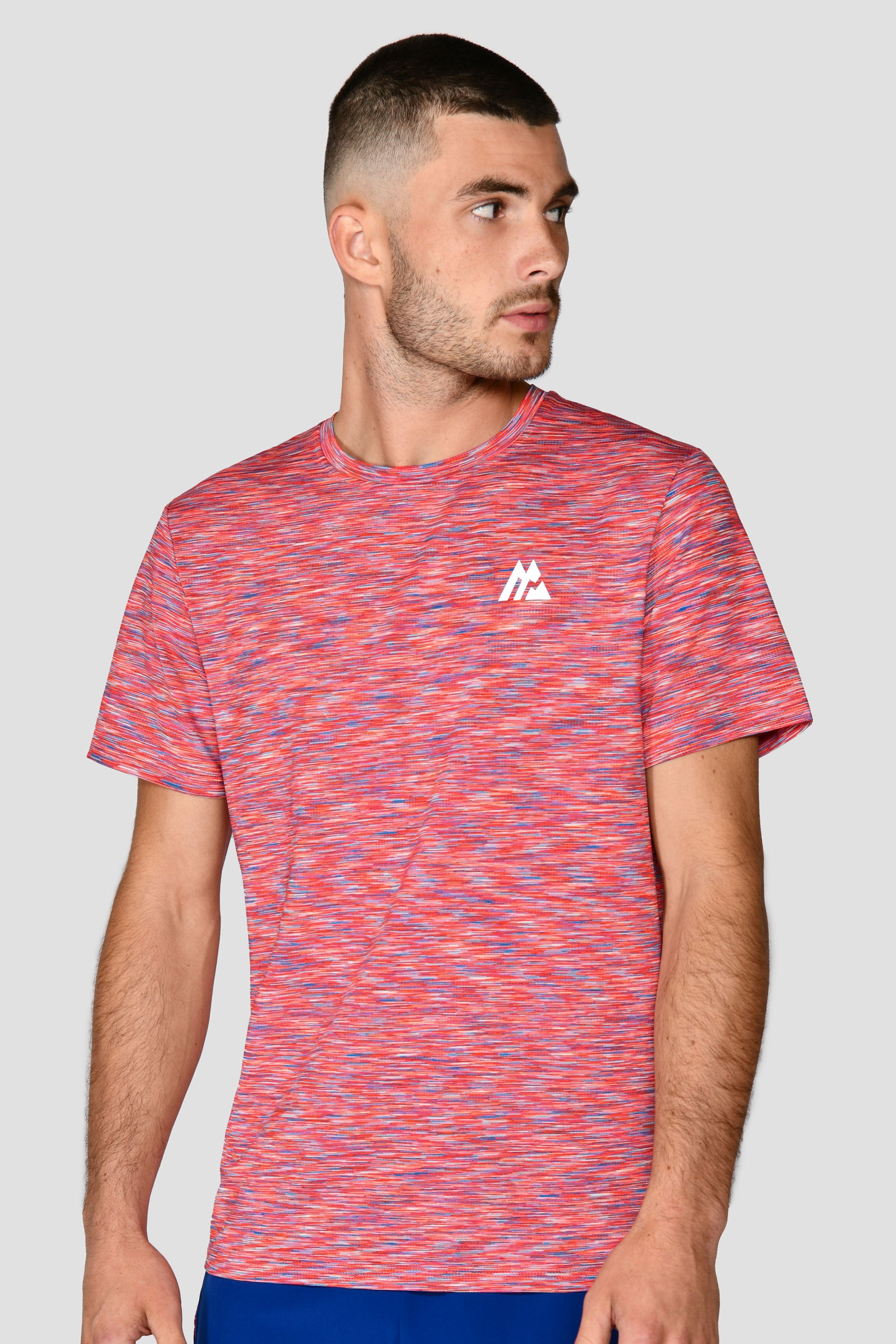 Trail 2.0 T-Shirt - Shocking Pink/Neon Blue Multi