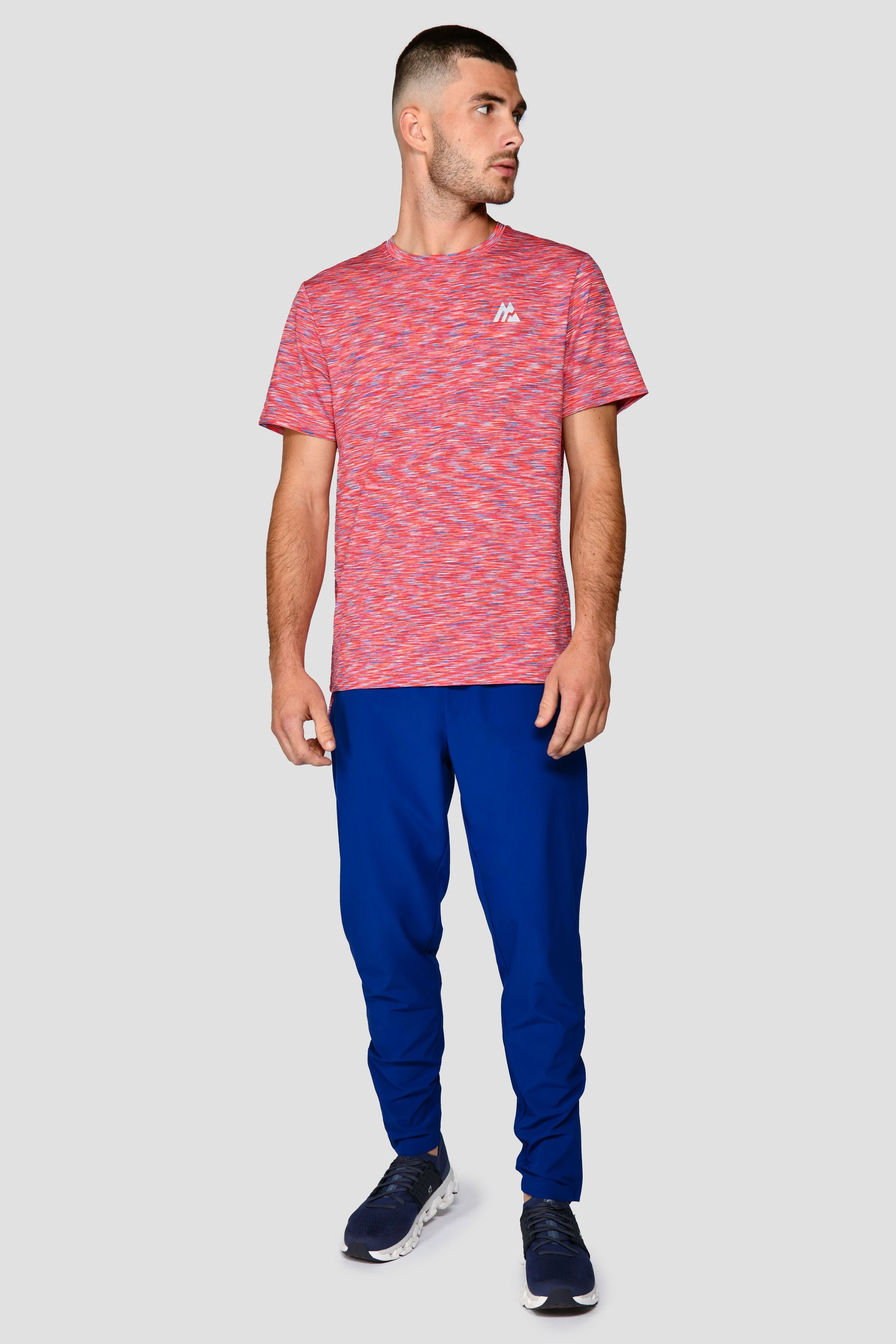 Trail 2.0 T-Shirt - Shocking Pink/Neon Blue Multi
