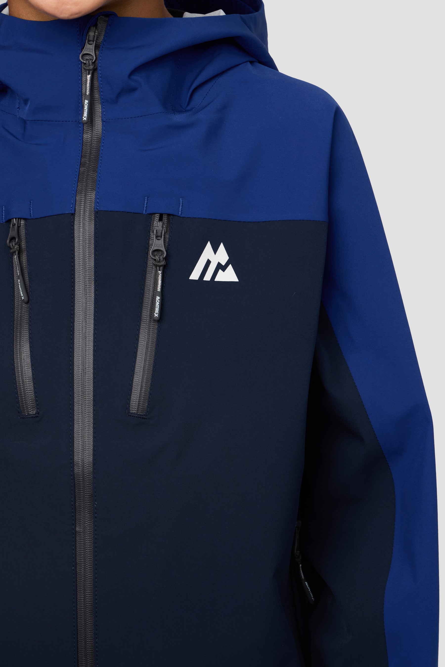 Boys Derecho Waterproof Jacket - Midnight Blue/Marine Blue