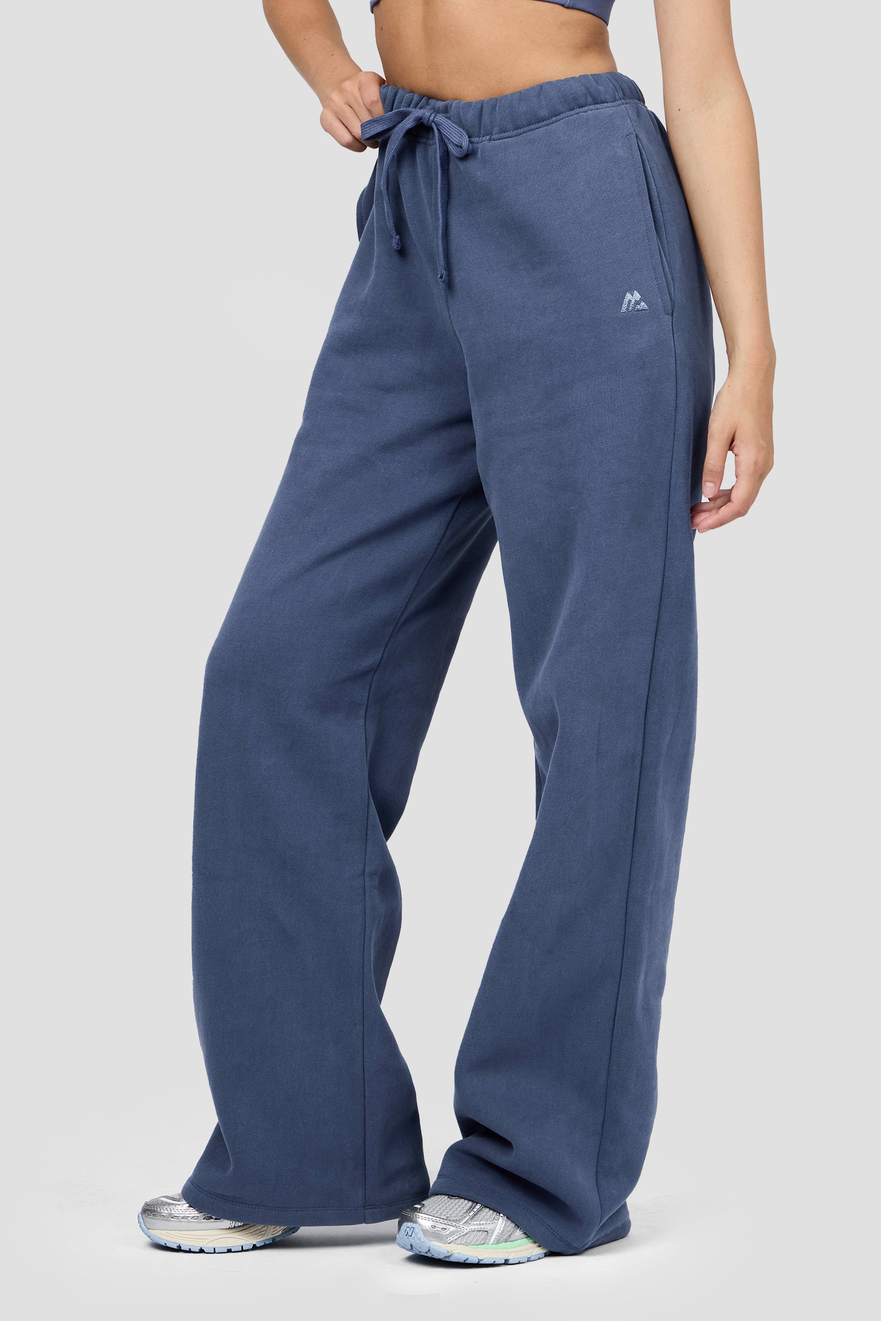 Form Fleece Wide Jogger - Greyed Indigo 