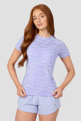 Women's Trail T-Shirt - Lilac Multi/White