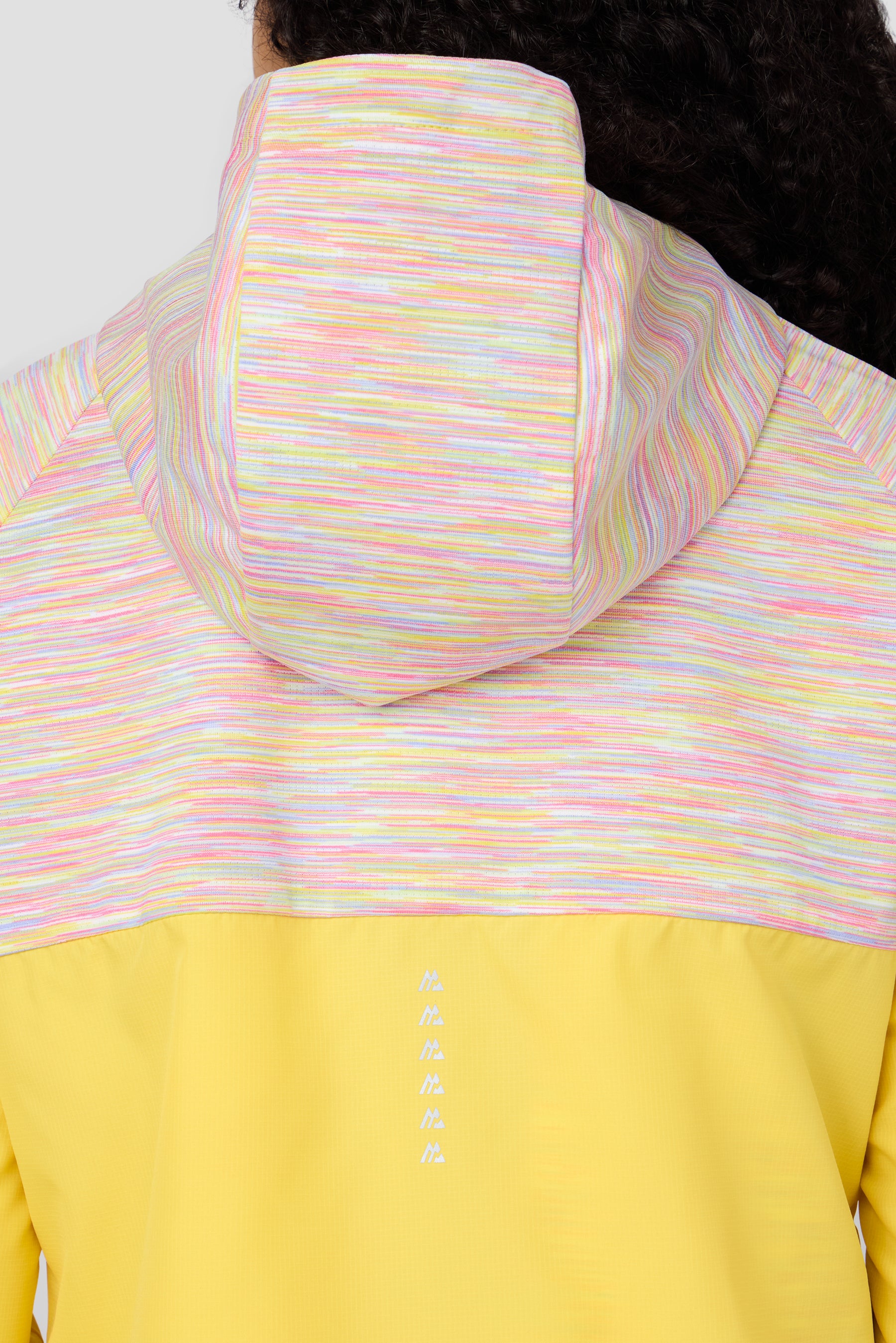 Girls Trail Windbreaker - Yellow/Lilac/Pink