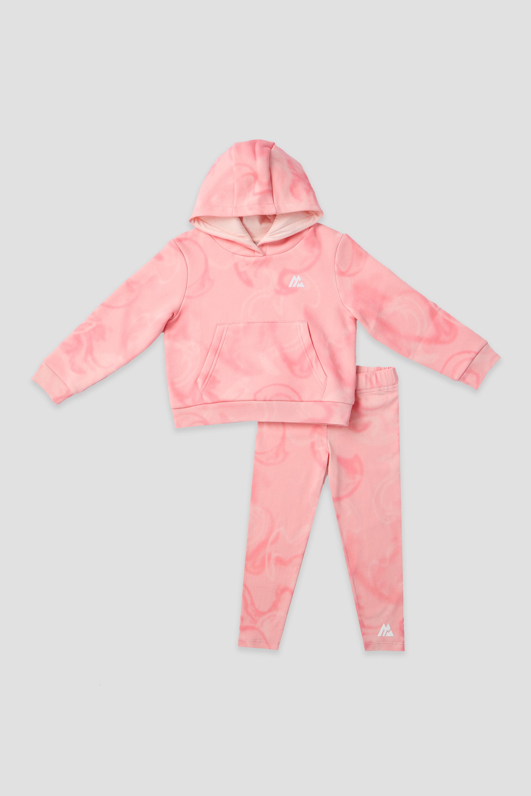 Infant Girl's Swirl Hood/Legging - Ballet/Sweet Pink