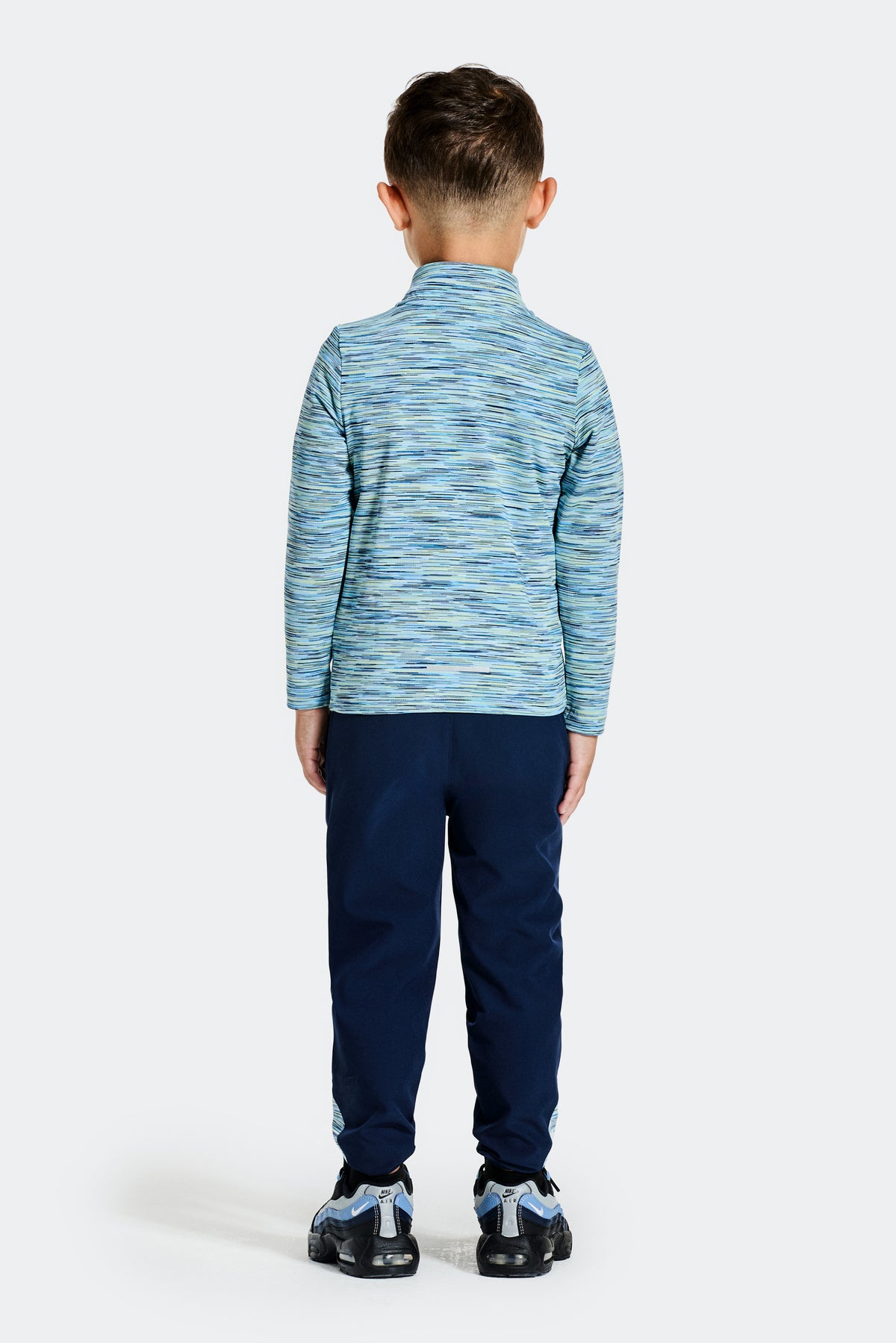 Infant Boys Trail 1/4 Zip - Blue/Citrus 