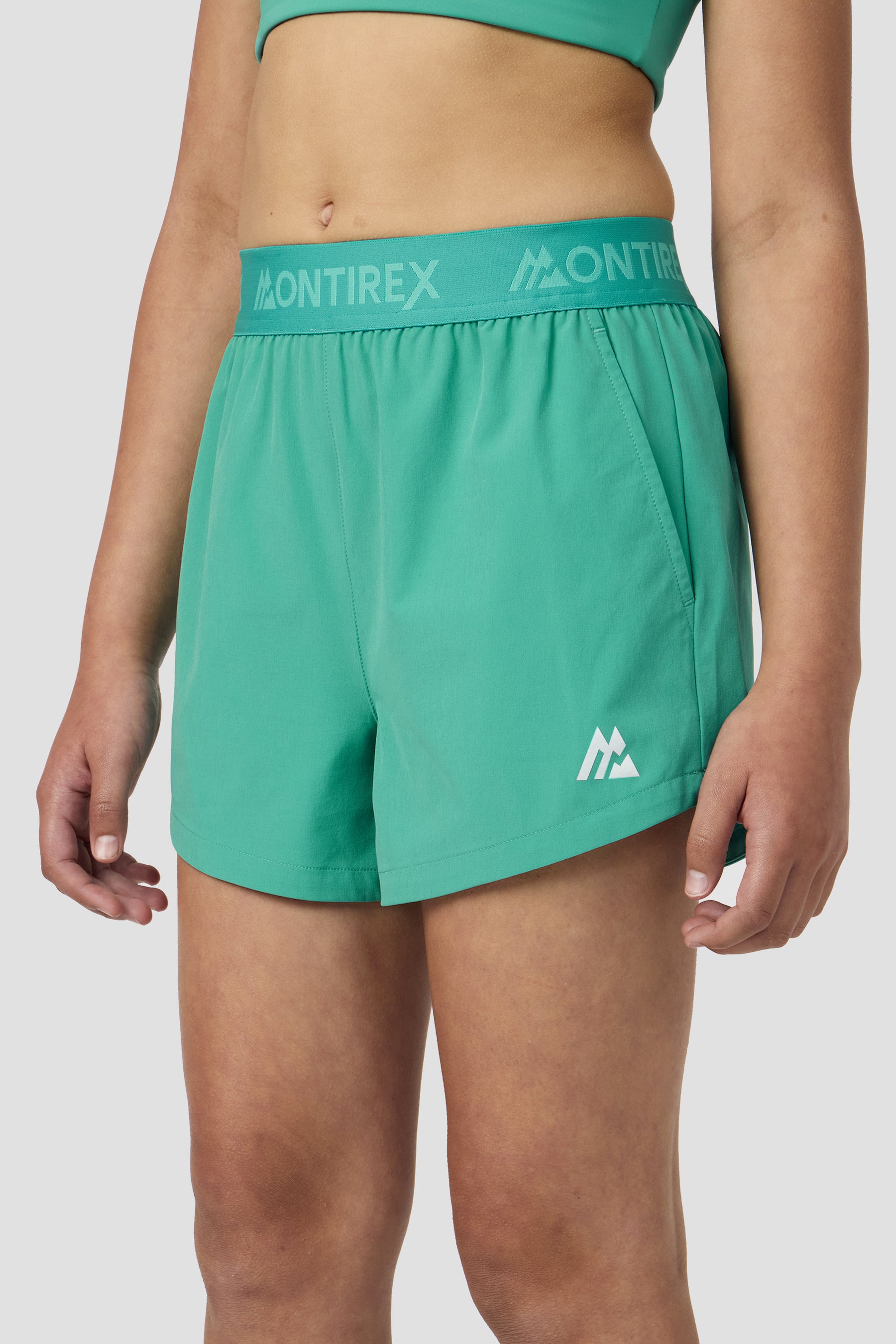 Girls Icon Short - Mineral Green