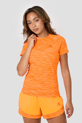 Women's Trail T-Shirt - Tangerine/White