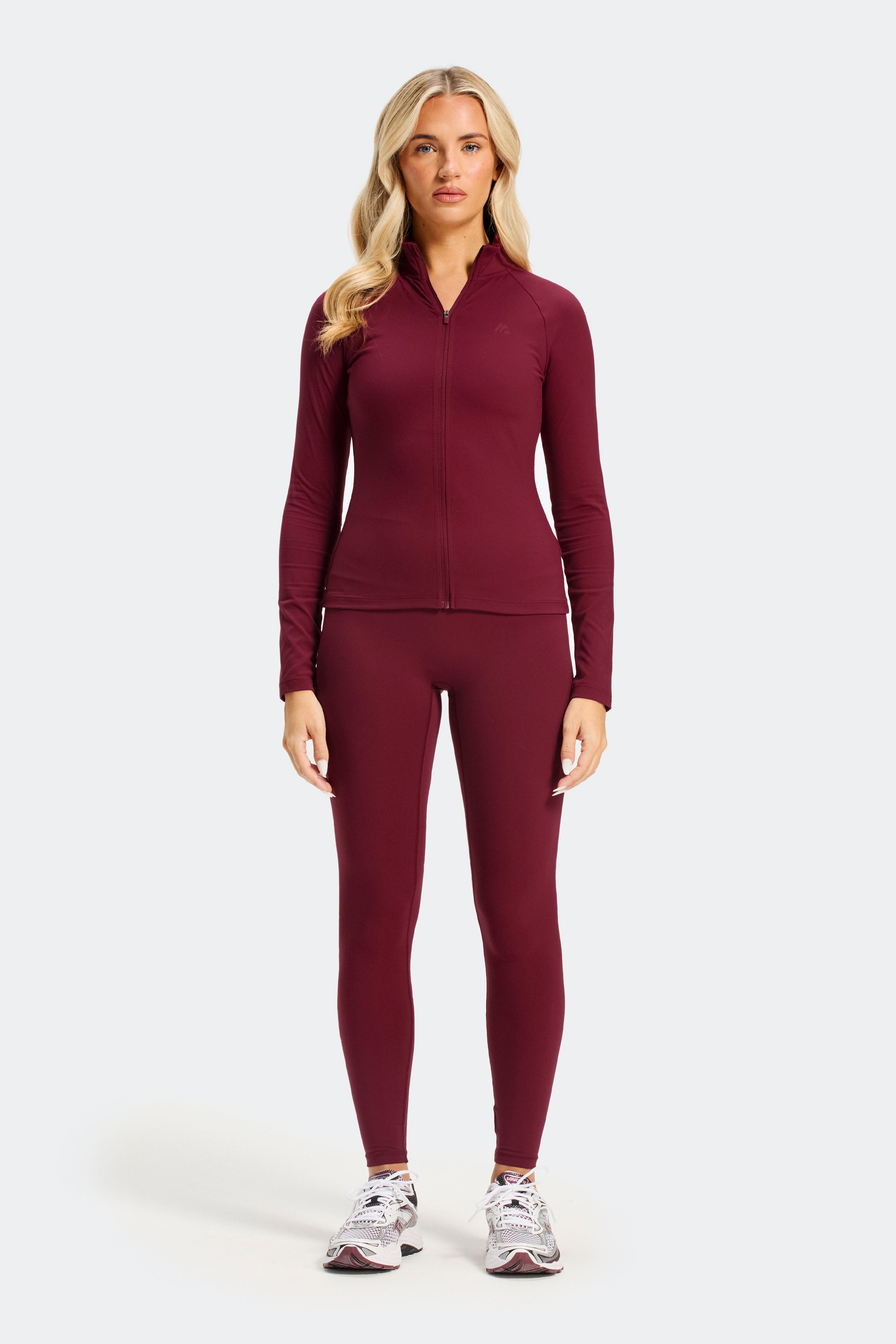 Form Full Zip - Merlot | Montirex Gymwear & Sportswear