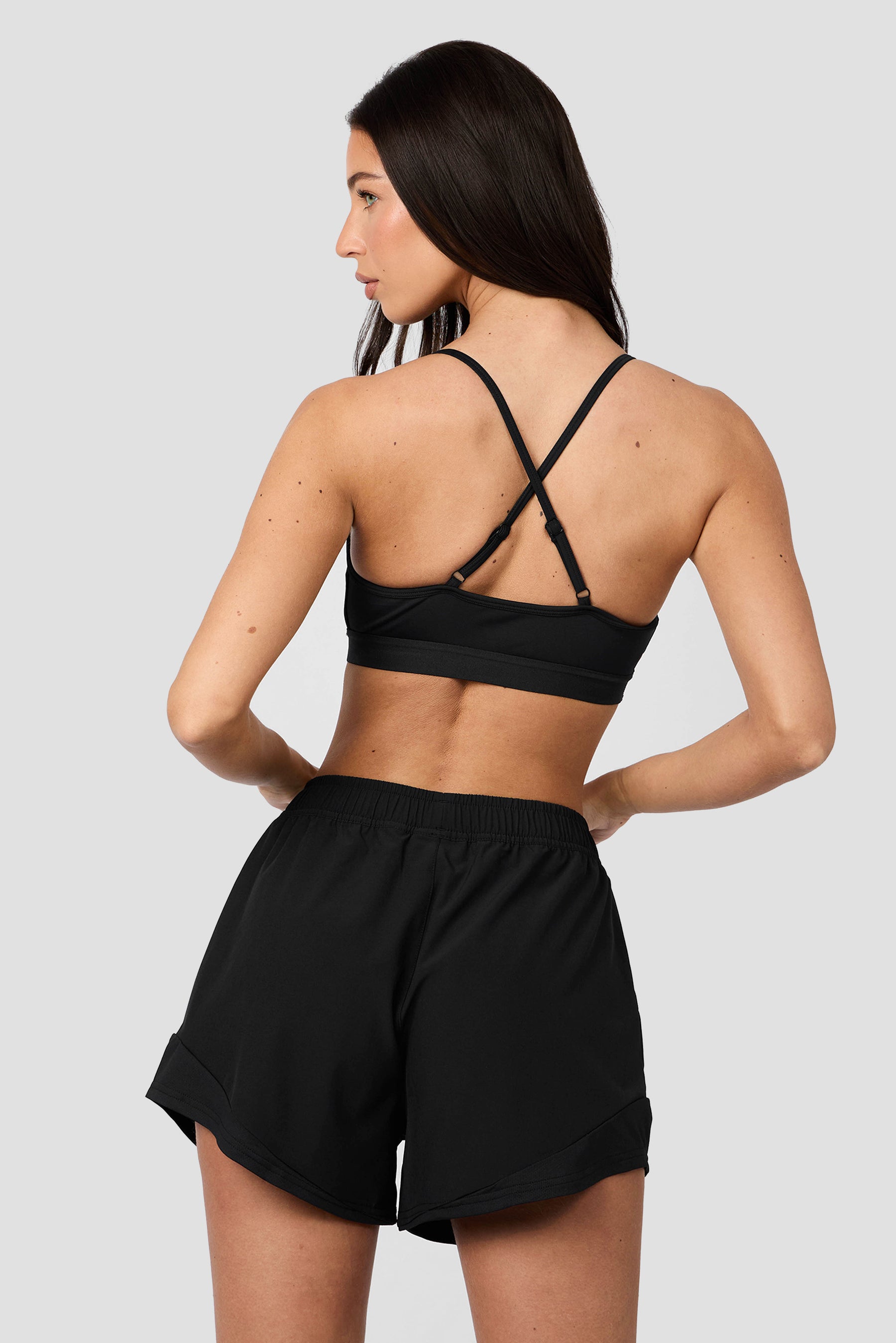Icon Strappy Bra  - Black 