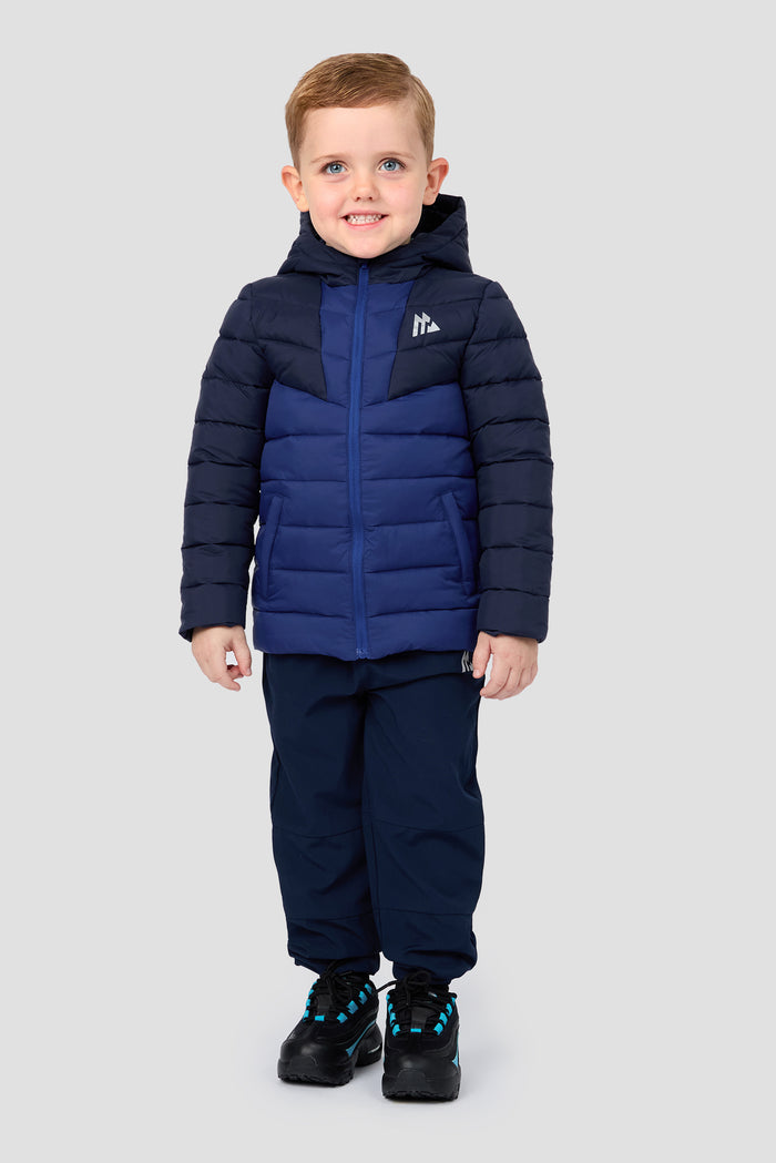 Infant Boys Ice Jacket - Midnight Blue/Marine Blue