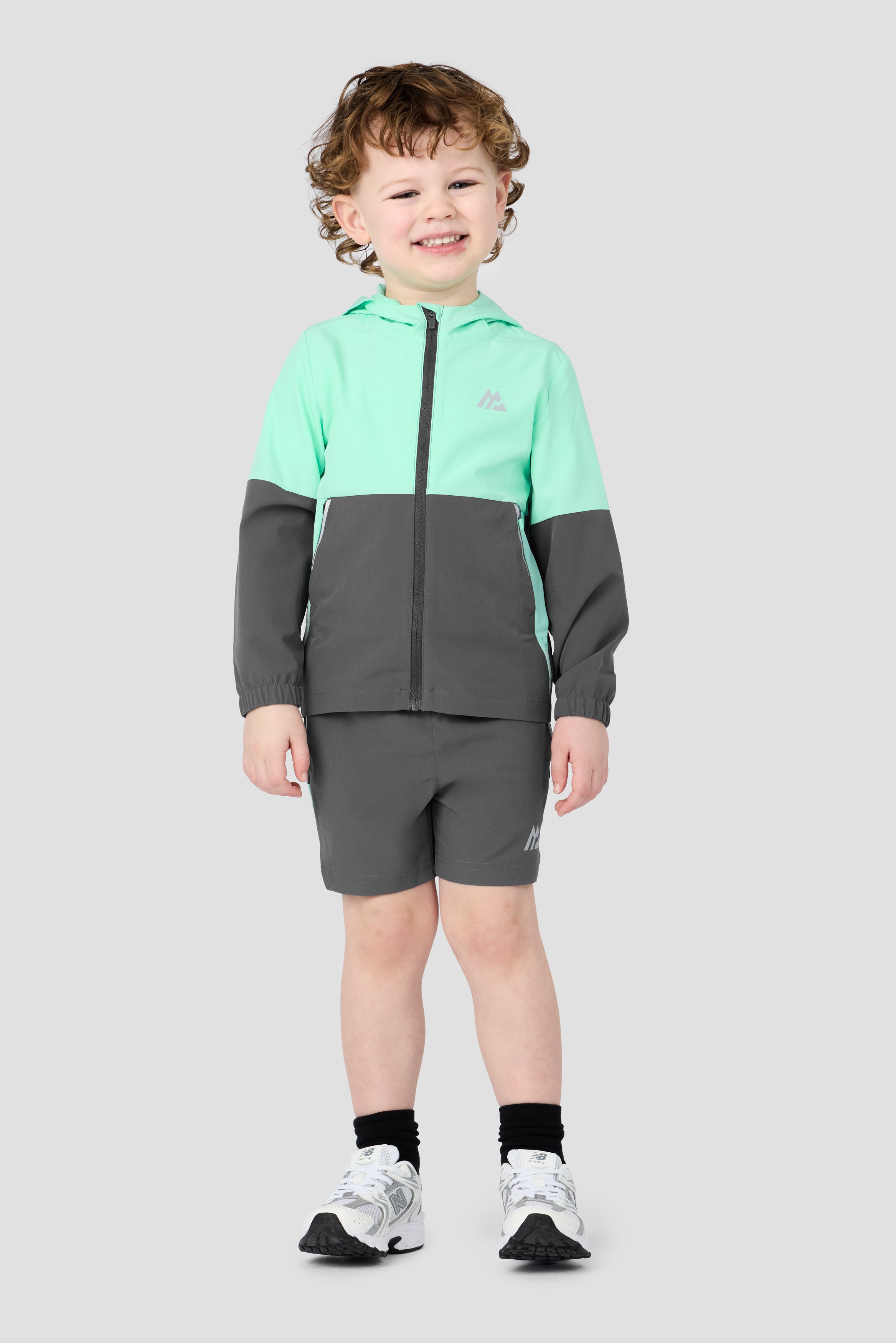 Montirex Infant Boys Edge Sportswear Set - Duck Egg/Slate Grey