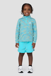 Infant Boy's Trail 1/4 Zip - Neon Sky/Orange