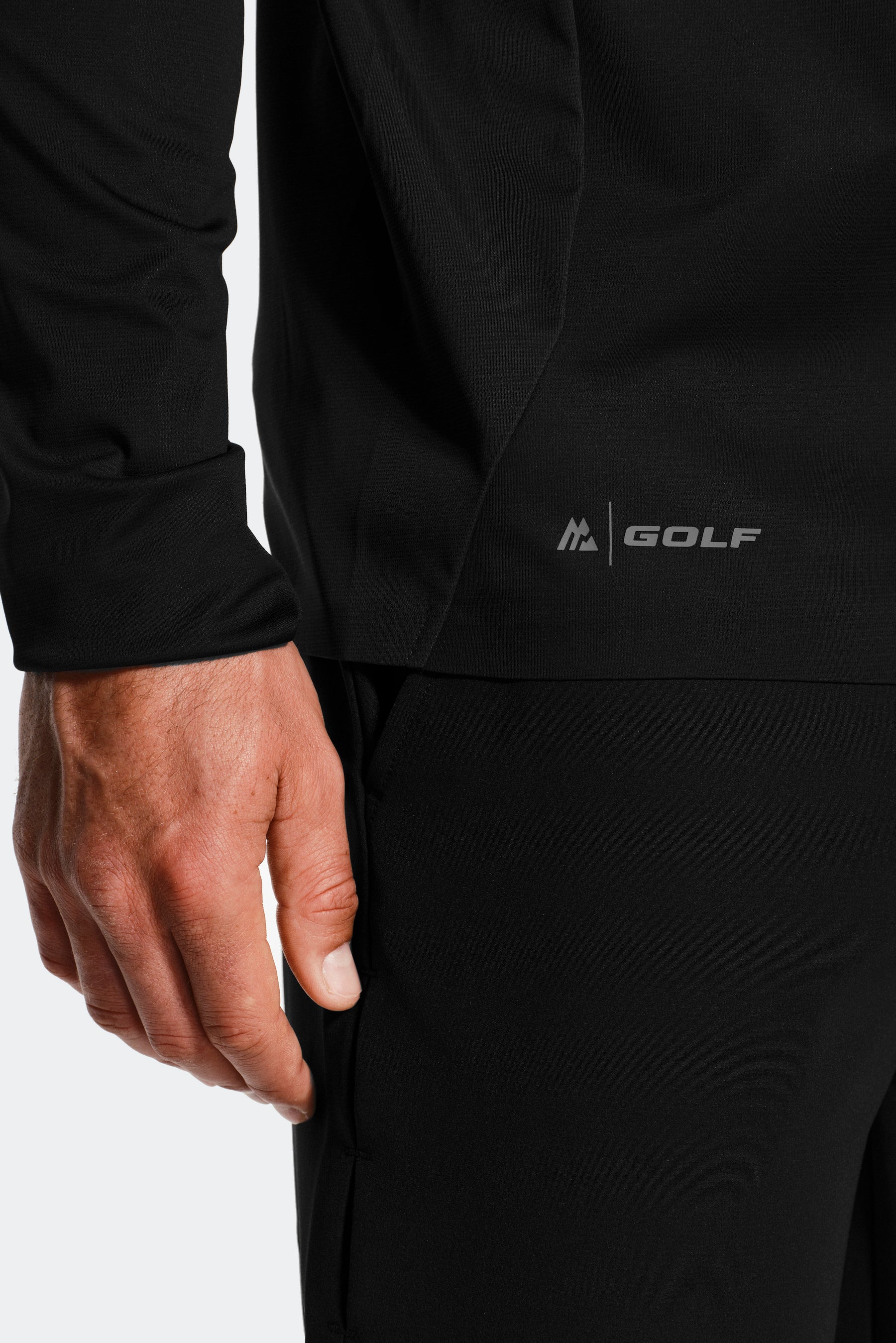 Golf 1/4 Zip - Black/Onyx