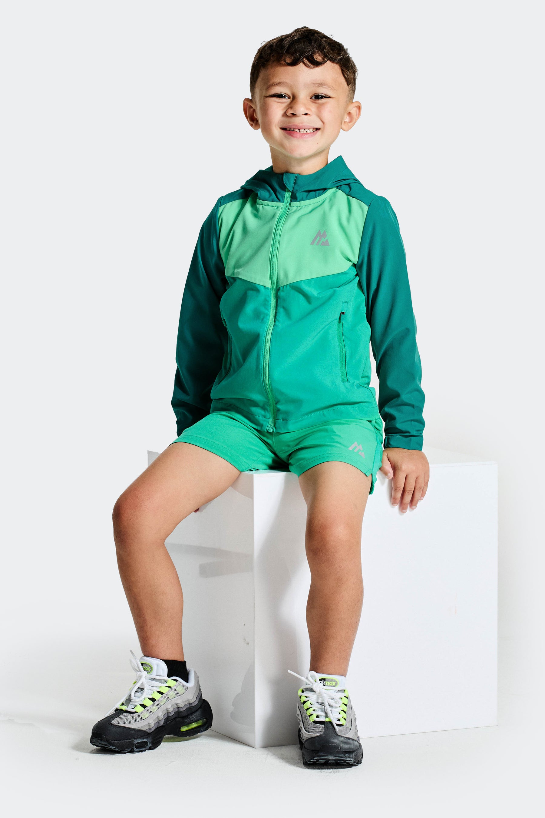 Infant Boy's Velocity Windbreaker - Lagoon Green/Mint Blue/Cyber Jade