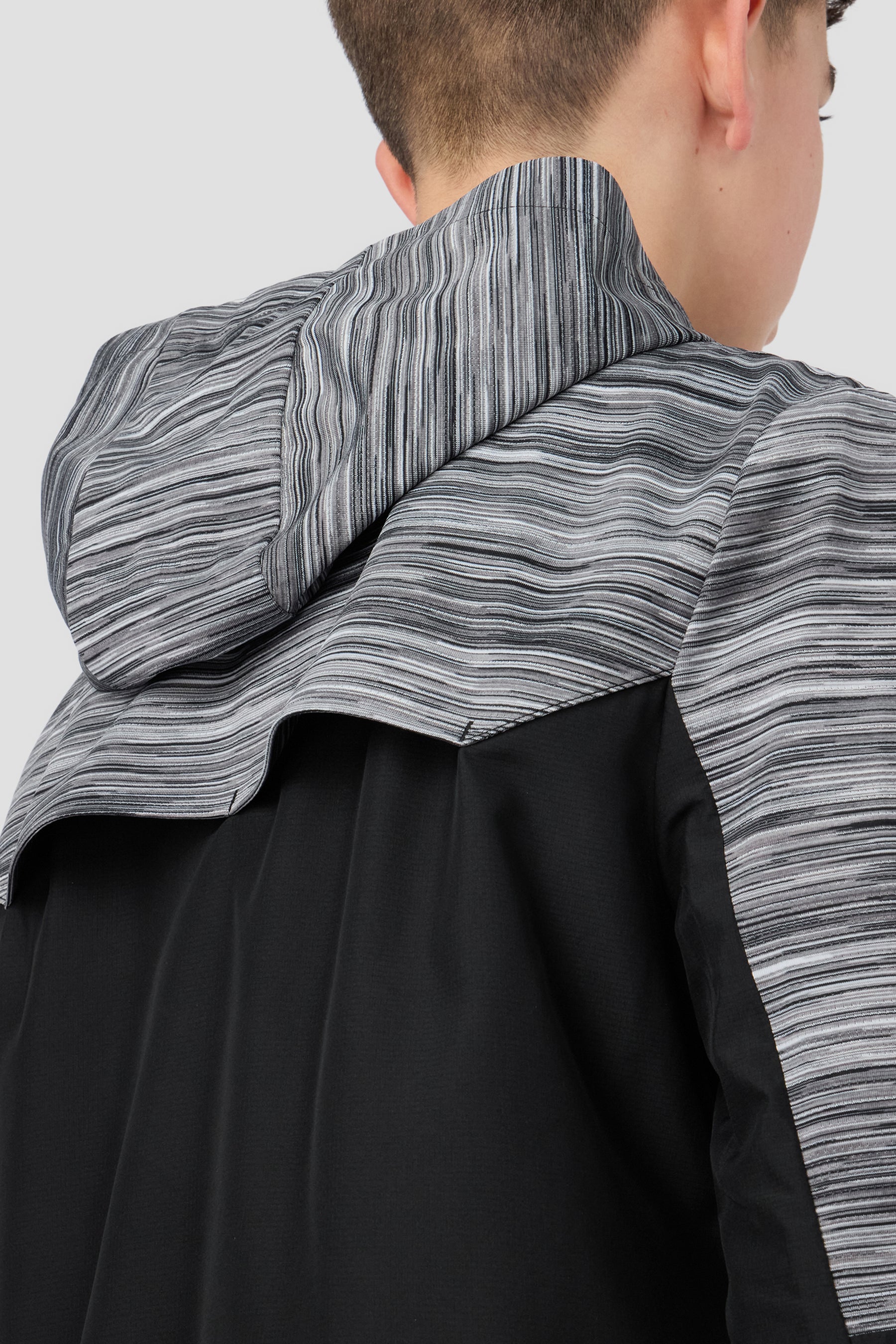 Boys Trail 2.0 Windbreaker - Black/Grey/White