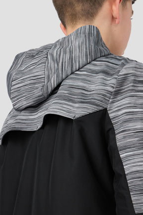 Boys Trail 2.0 Windbreaker - Black/Grey/White