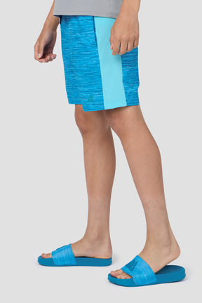 Boys Trail Swim Short - Neon Sky