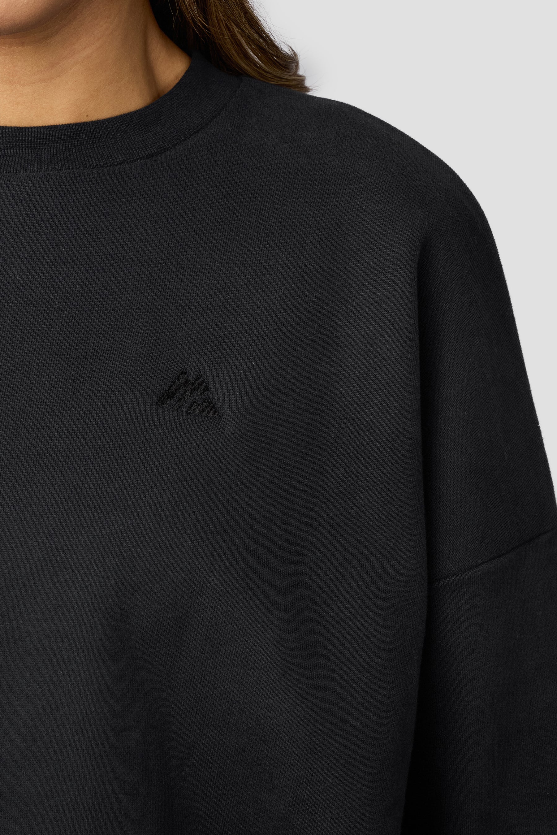 Form Oversized Sweatshirt - Black