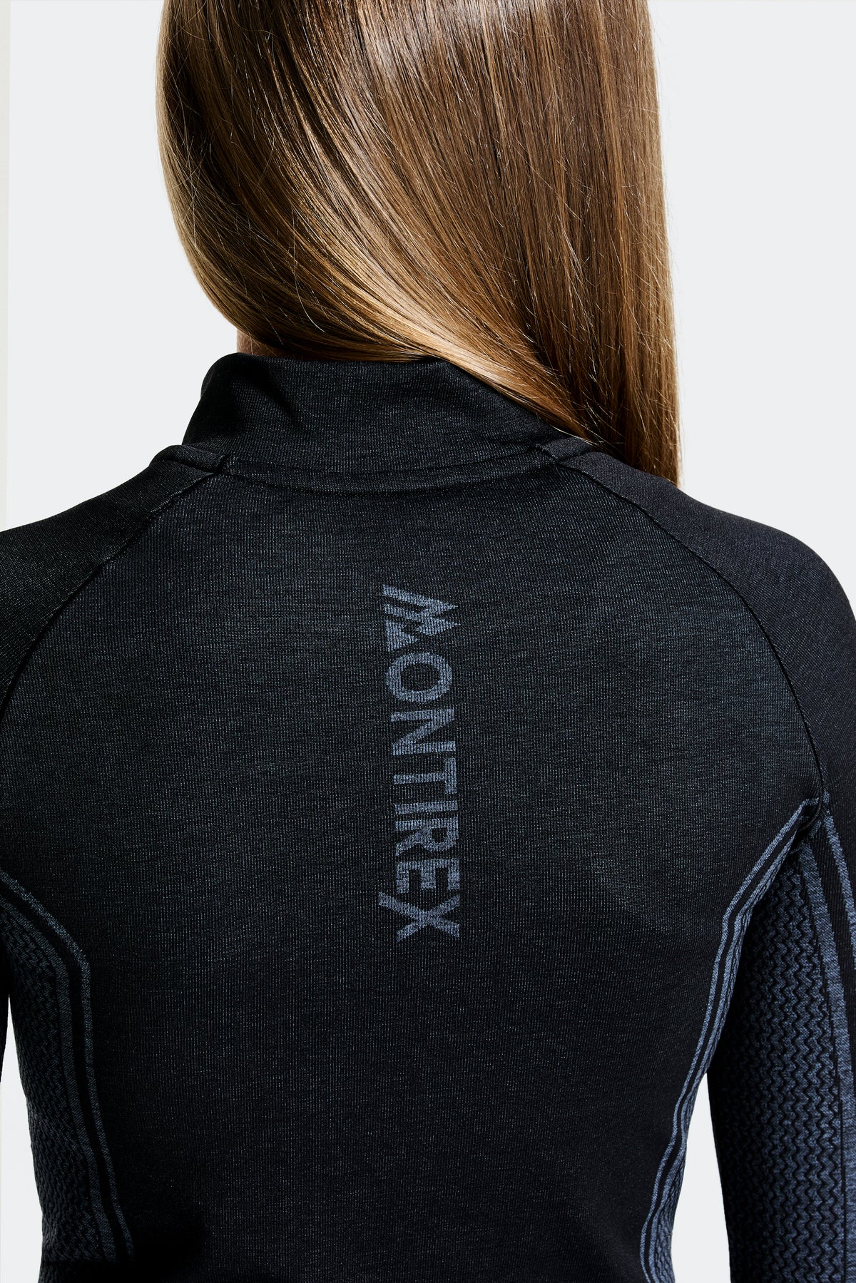 Girls Harmony Full Zip - Black/Cadet Grey