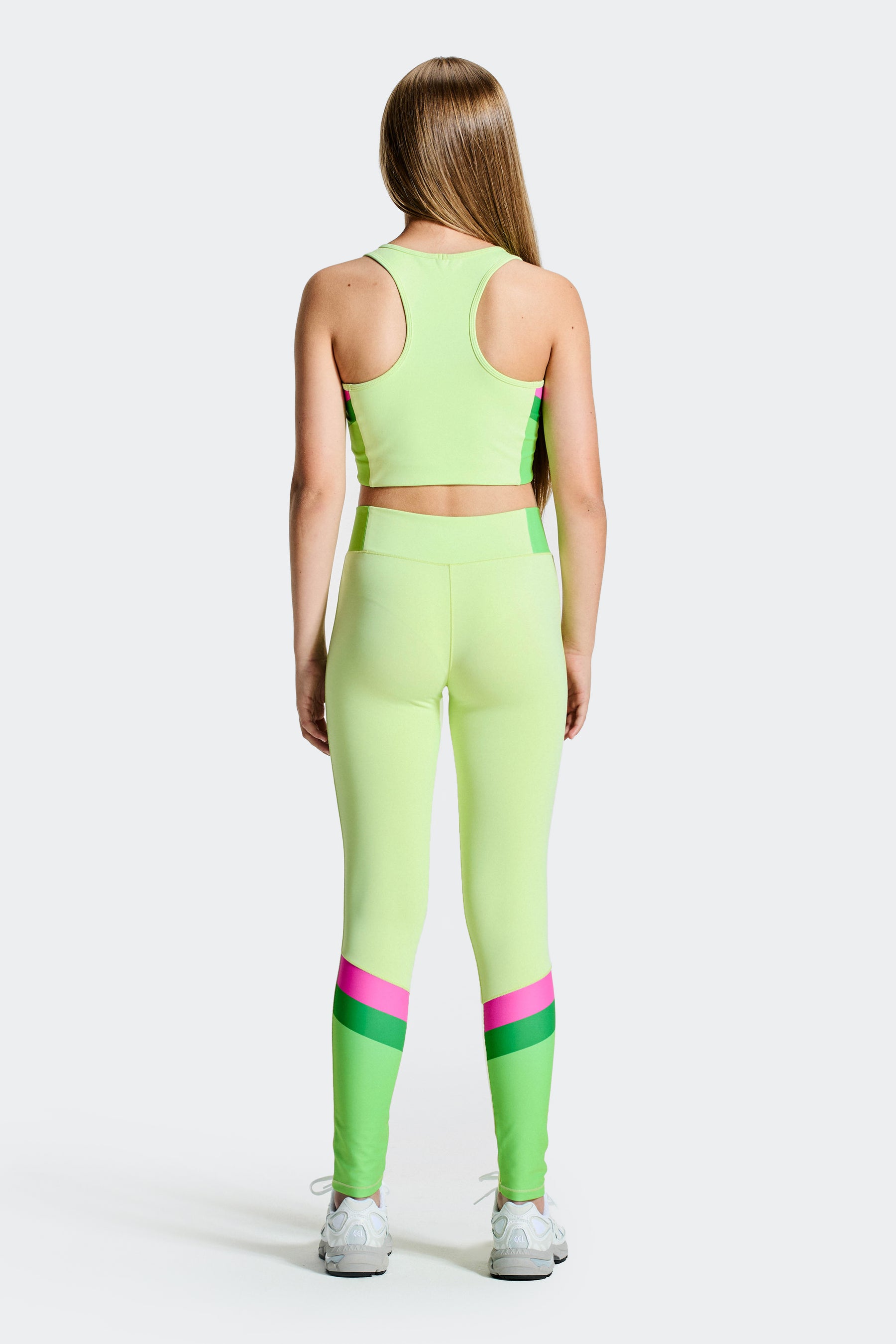 Girls Lumina Legging - Iced Matcha/Pistachio/Clover/Magenta