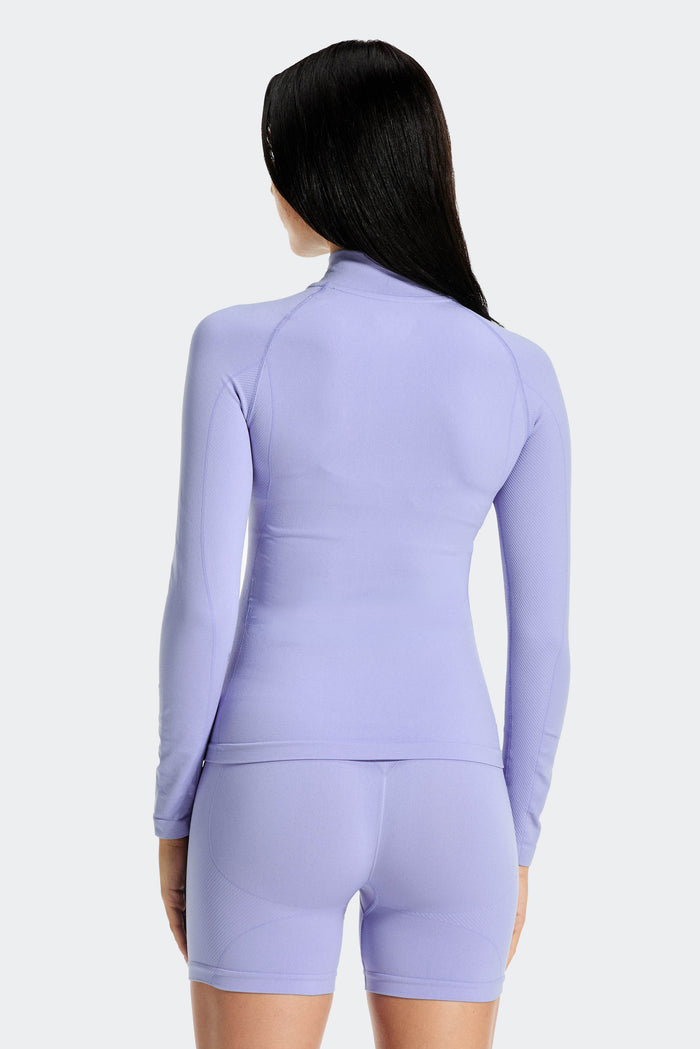Muse Seamless Full Zip - Iced Amethyst