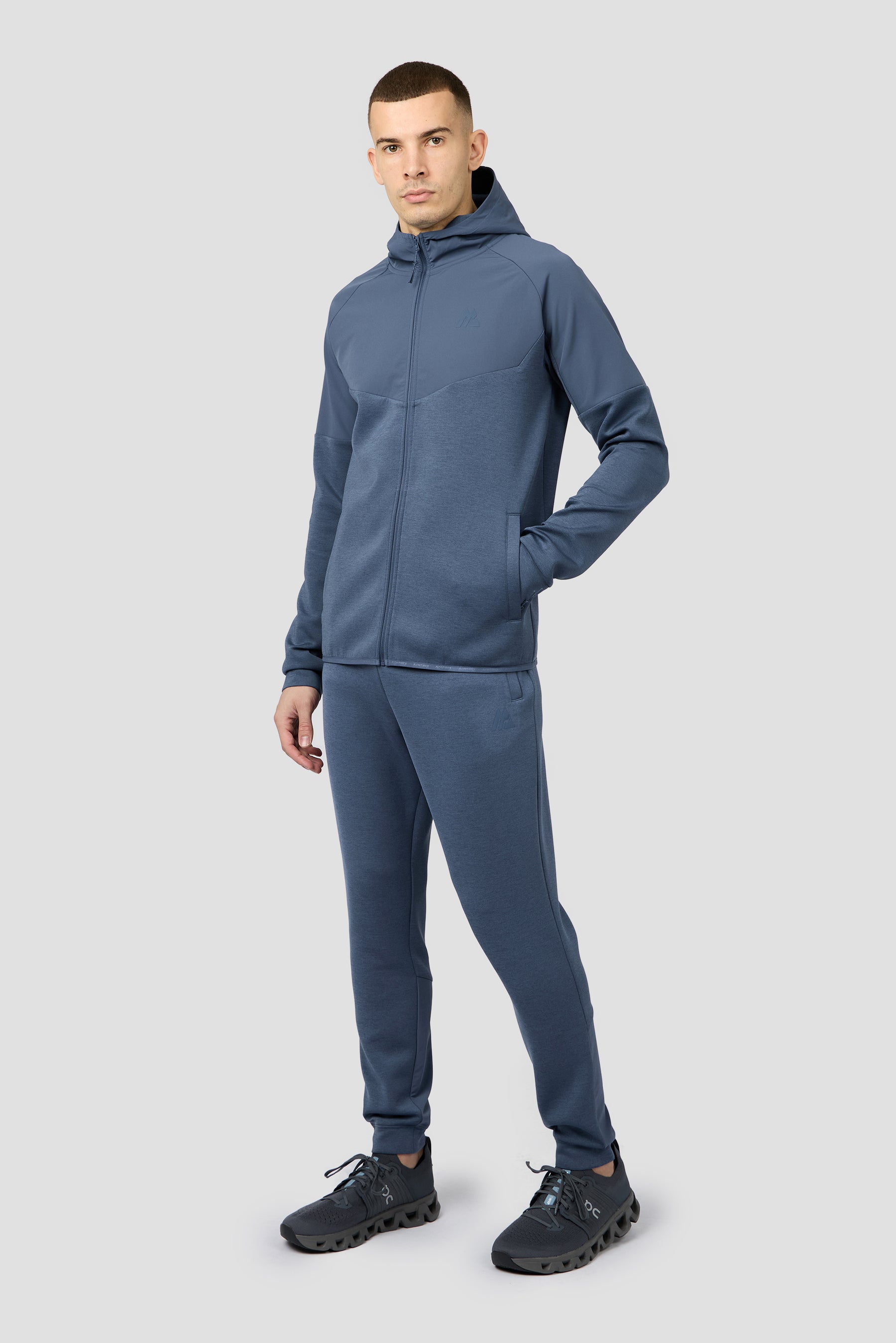Recover 2.0 Hood - Greyed Indigo Marl