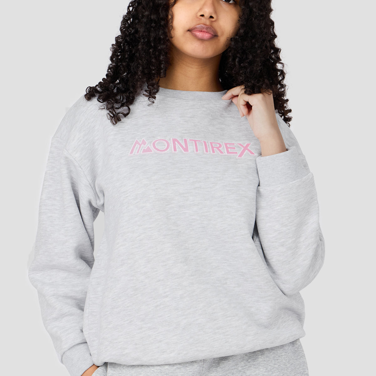 Girls Leap Sweatshirt Grey Marl | Montirex Sportswear Clothing