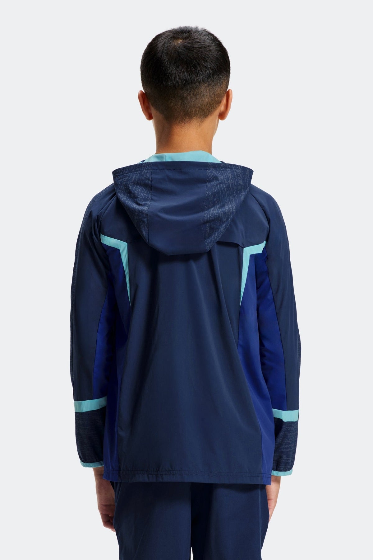 Boys MTX Run Apollo Jacket - Deep Water/Cosmic Blue/Splash
