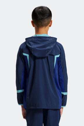 Boys MTX Run Apollo Jacket - Deep Water/Cosmic Blue/Splash