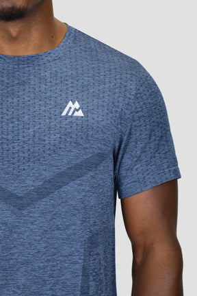 Men's Vault Seamless T-Shirt - Province/Midnight Blue