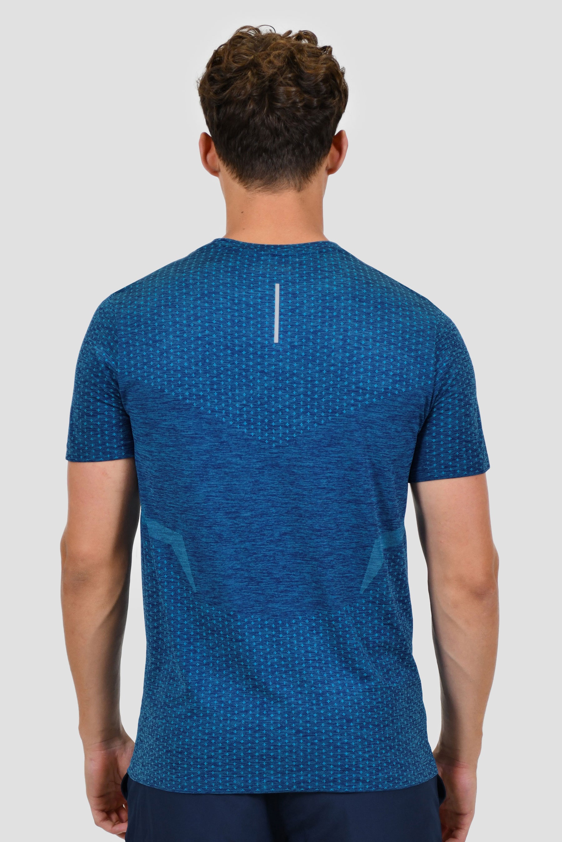 Men's Vault Seamless T-Shirt - Marine Blue/Juzcar