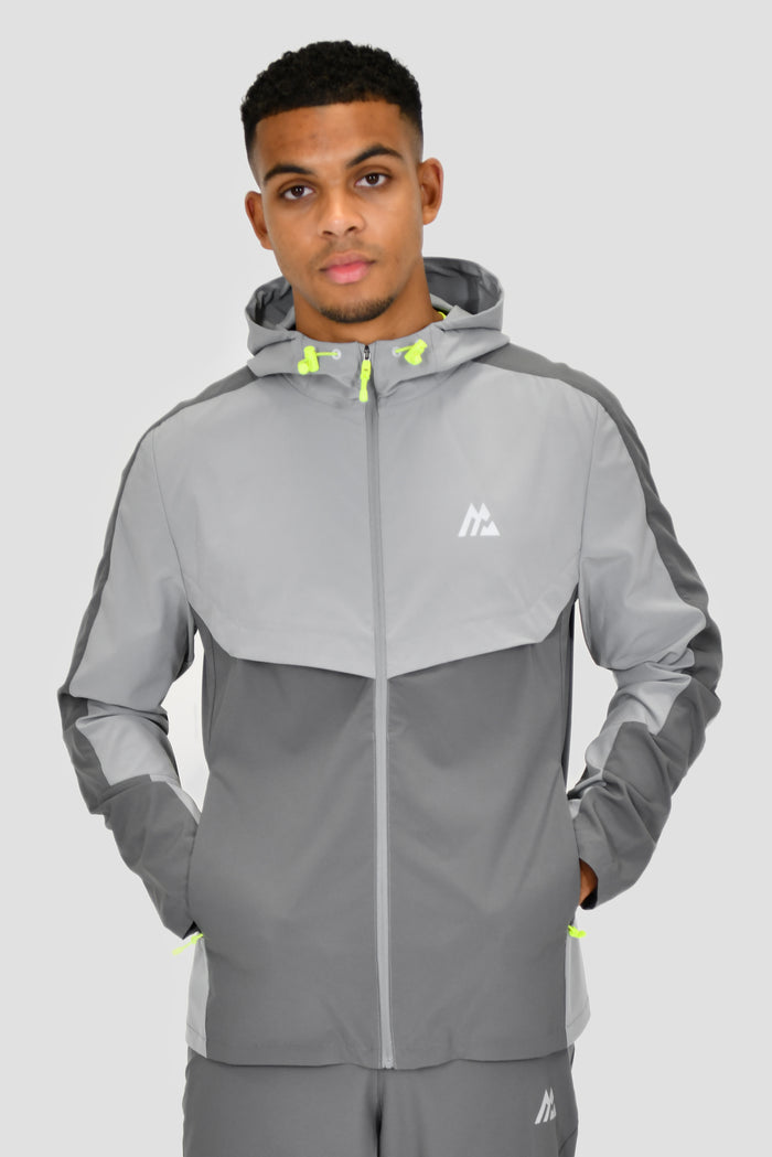 Men's Vector Jacket - Platinum Grey/Cement Grey/OG Neon