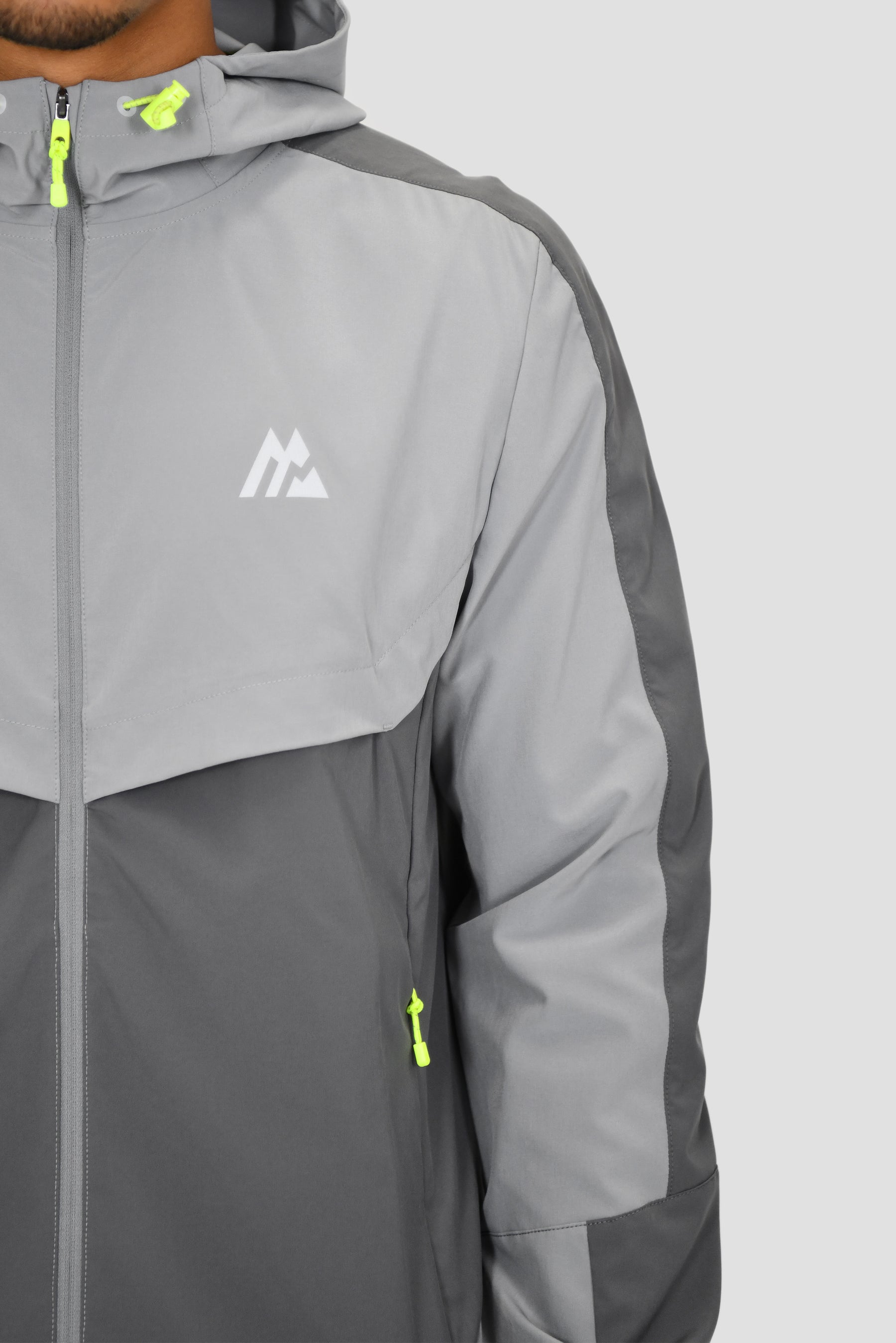 Men's Vector Jacket - Platinum Grey/Cement Grey/OG Neon