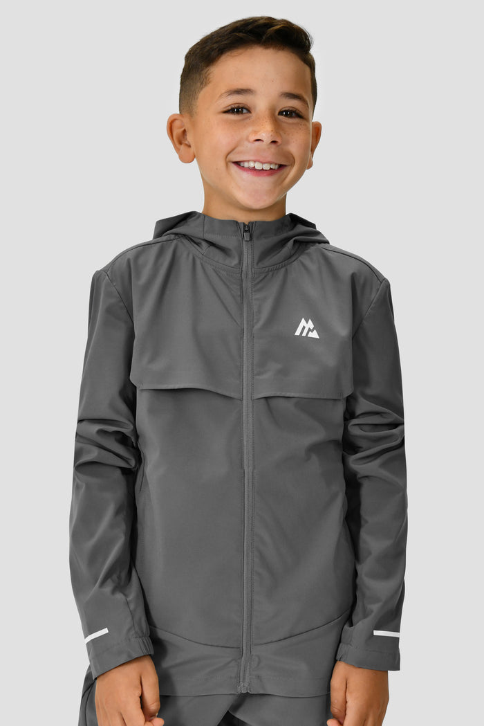 Chaqueta Velocity Niños - Gris Cemento